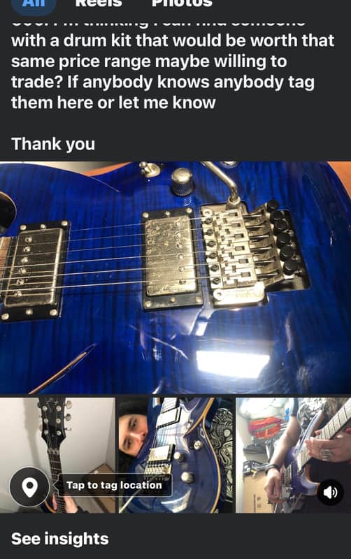 Dean DBZ Barchetta /shredder strat 2008 - Flame maple blue top image 1