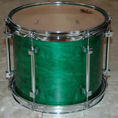 Premier Signia 5Pc Drum Set. Emerald Green Lacquer. Maple Shells. Excellent! image 6