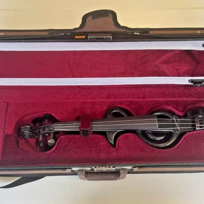 Straus VC500 Electric Violin, Treble Clef Shape Body Design, Comes With Case image 1