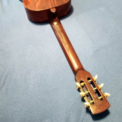 Musima (höchstwahrscheinlich) Wandergitarre 7/8 mensur ≈ 1967–1975 - helle & dunkle Hölzer image 9
