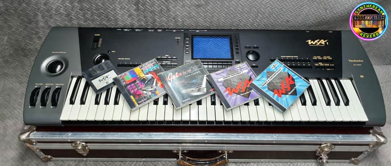 Technics SX-WSA1 ✅HARDCASE✅ + NEW DISPLAY + NEW Battery✅ Includes 4 Rare Original Expansion Sound Disks ✅ Acoustic Modeling Holy Grail ✅ Rare 90s Cyber-Synth Flagship ✅ Fully Checked & Cleaned ✅ Worldwide Shipping - Technics WSA1 image 1