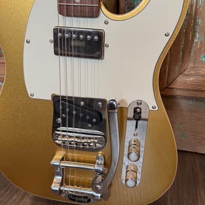 Squier Classic Vibe '60s Telecaster Custom SH Bigsby 2025 - Aztec Gold image 3