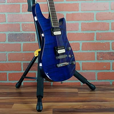 Jackson USA Custom Shop SLS Soloist Flame Maple Top Indy Blue 1997 OHSC image 4