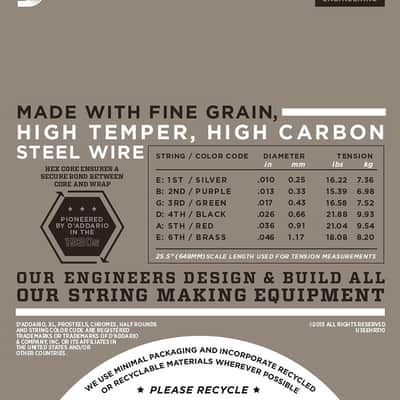 EHR310 Half Rounds Regular Light 10-46 D'Addario image 3
