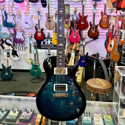 PRS Mark Tremonti Signature 10-Top Electric Guitar with Tremolo, Cobalt Smokeburst/Charcoal with Hardshell Case image 8