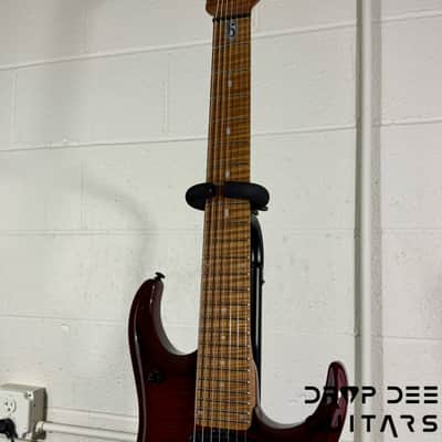 Ernie Ball Music Man JP15-7 7-String Electric Guitar w/ Case - Red Tide image 12