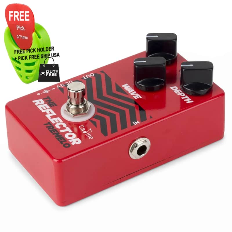 Caline CP-62 Reflector Tremolo Pedal, FREE PICK + HOLDER+ FREE SHIP USA image 1