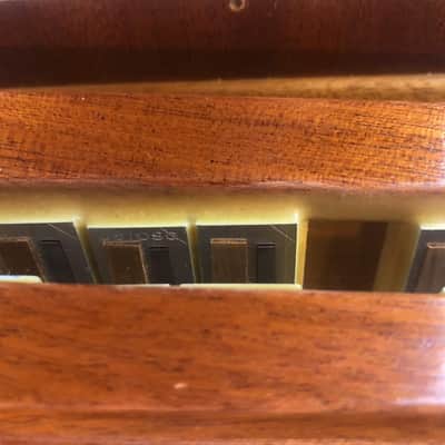 8160 - Burled Mahogany Petosa Artista "Compatto" Piano Accordion LMMM 34 96 image 6