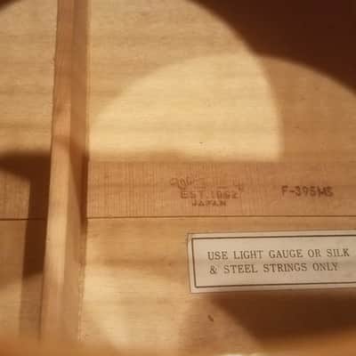 1977 Takamine F-395MS Jumbo 12-string. 'Lawsuit' copy of the Guild F412. image 13