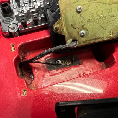 Charvel Fusion Deluxe 1990 1991 - Pearl Red MIJ * Routed for Humbucker in Neck* image 22