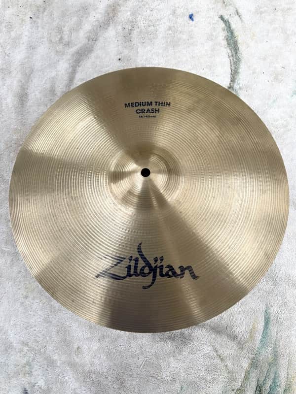 Zildjian 16" A Series Medium Thin Crash Cymbal 1982 - 2012 - Traditional image 1