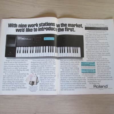 Roland Users Group Magazine's Collection (incl.D-50)  – 1987 -) 1990 - Original Vintage Synthesizer Brochure image 19
