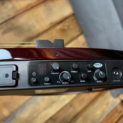 Yamaha SLG200S Silent Guitar - Crimson Red Burst w/ Case image 11