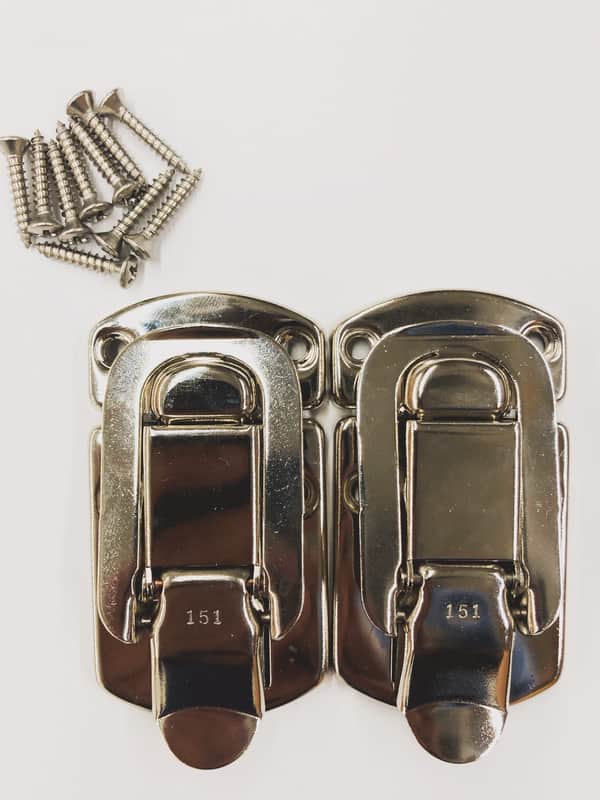 Fender Rhodes Electric Piano Later Era Replacement Latches Pair w/ Screws image 1