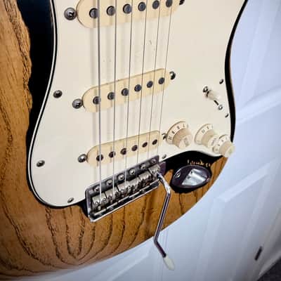 MJT USA VTS Stratocaster Custom - Steve Hillage Relic  2015 - Relic natural Ash image 5