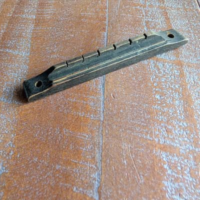 Silvertone Harmony Flat Top Guitar Bridge Vintage 1960s Nice Shape! image 2