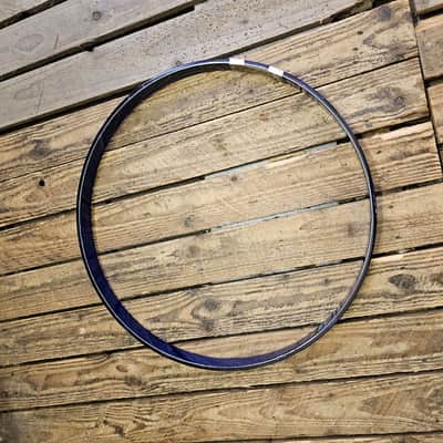 Premier XPK 22" Bass Drum Hoop 1990s, Blue USED! RKHOP060925 image 2