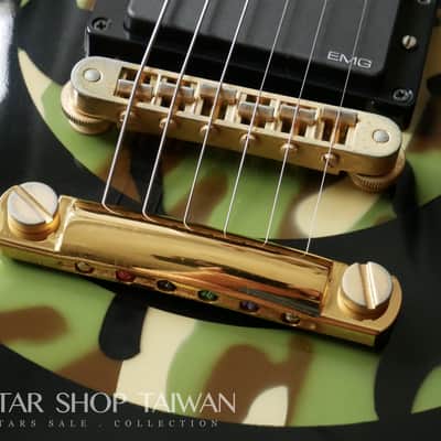 2004 Gibson Custom Shop Zakk Wylde Bullseye Camo Les Paul Custom with Signed image 11