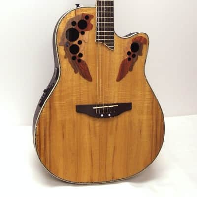 Ovation Celebrity Deluxe CC44-FKOA Acoustic-Electric Guitar - Koa image 2