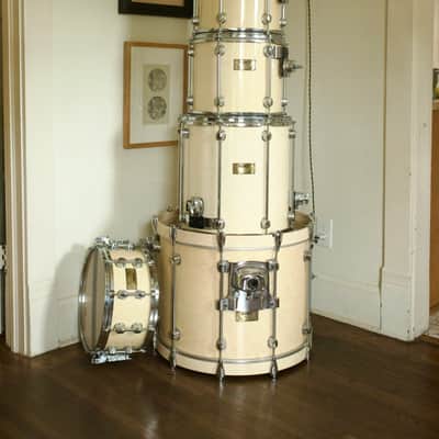 Mapex Orion Series Drum Kit + Pearl Hardware + Zildjian K Custom Cymbals. Early 90’s image 15