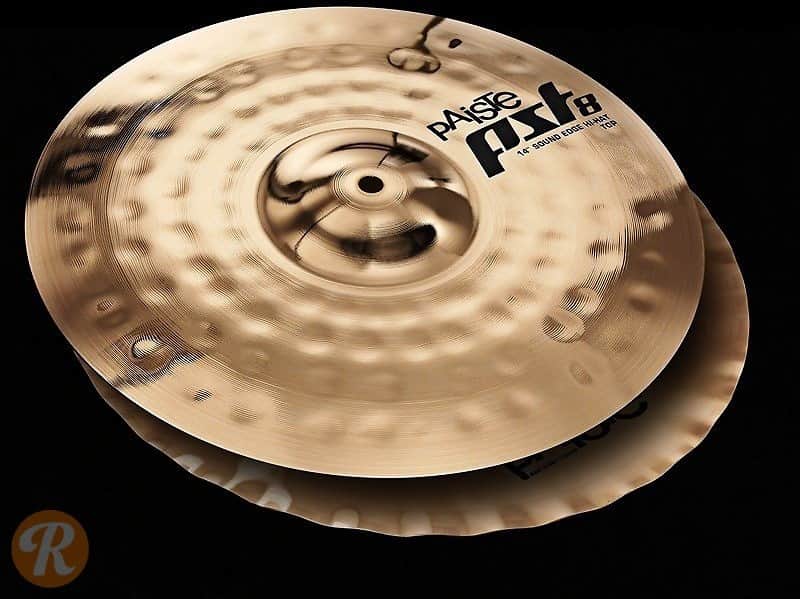 Paiste 14" PST 8 Reflector Sound Edge Hi-Hat Cymbals (Pair) image 1