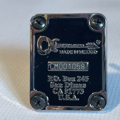 2012-13 Era Mexico Charvel San Dimas So Cal Guitar Black/Chrome Neckplate image 1