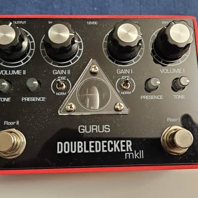 Gurus Double Decker Mkii  Tube PRE-AMP Pedal image 5