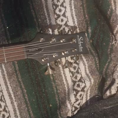 Schecter Stiletto Studio-8 Active 8-String Bass 2010s - See-Thru Black Satin image 2