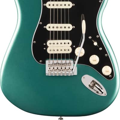 Fender American Professional Classic Stratocaster HSS Faded Sherwood Green Metallic image 1