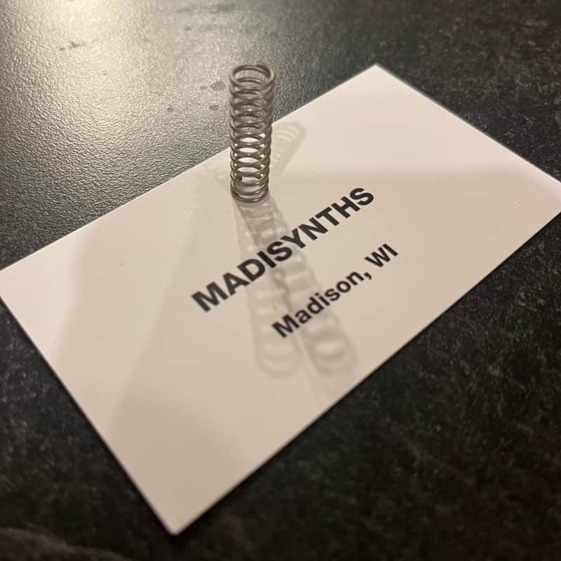 ORIGINAL Yamaha Replacement Key Spring (AA043720) for CS70M, CS5, CS15, CS15D, CS20, CS20M, CS40M, DX9, DX21, DX27, DX27S, SK20, SK30, CP10, CP11, CE20, PS10, PS20, YK10, and more image 1