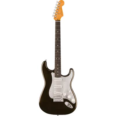 Fender American Ultra II Stratocaster Electric Guitar, Ebony Fingerboard - Texas Tea image 1