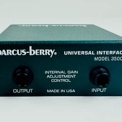 Barcus-Berry 3500A Universal Interface/ Piezo Preamp - Green image 3