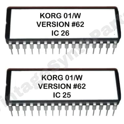 Korg 01/w - Version 62 OS EPROM Firmware Upgrade Update for 01W FD Pro Pro X