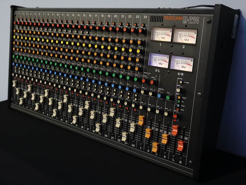 Tascam M-224 80's Vintage 24 Channel Analogue Mixer - 100V | Reverb