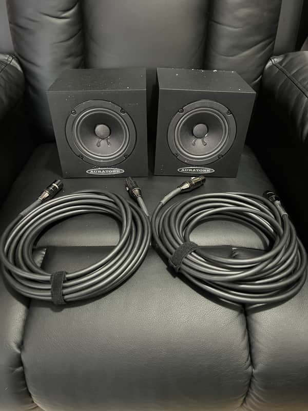 Auratone 5C Active Super Sound Cube 4.5 Inch Reference Monitor Pair 2024 - Black image 1