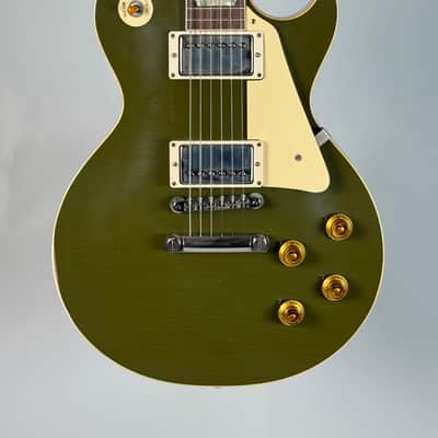 2024 Gibson Les Paul '57 Light Aged Olive Drab image 4