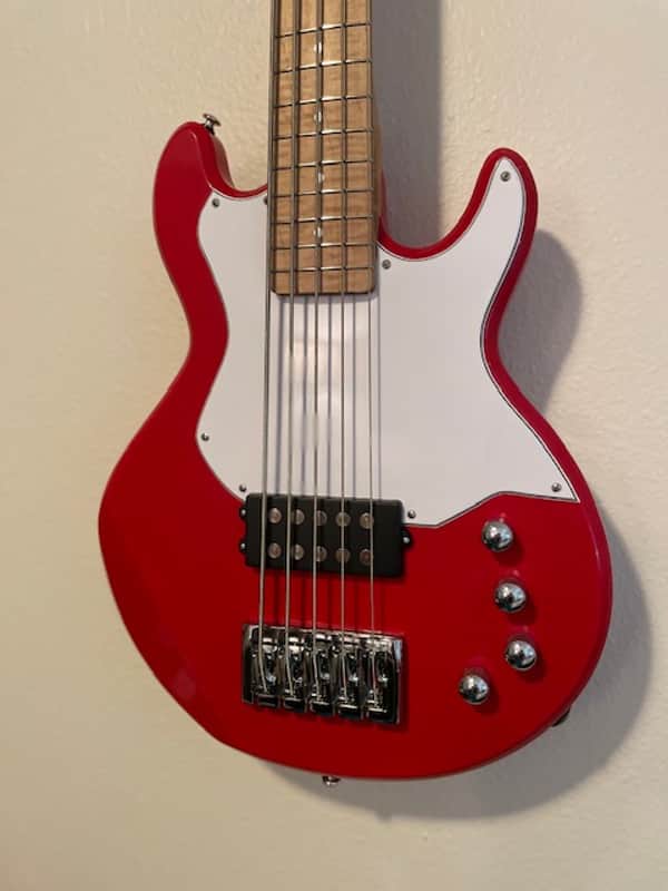 JLC Guitars Anaheim Bass 5 - Gloss Cherry Bomb image 1