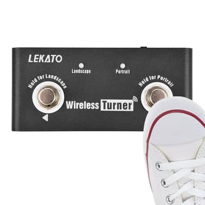 LEKATO Wireless Page Turner Pedal Bluetooth Foot Pedal for Tablets Phone (Android & IOS system above version 13.4 support) - External Pedal for LEKATO Loop Pedal Tuner Switching Control image 8