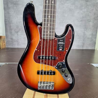 Fender American Professional II Jazz Bass V with Rosewood Fretboard 2020 - Present - 3-Color Sunburst 9.5 pounds image 2