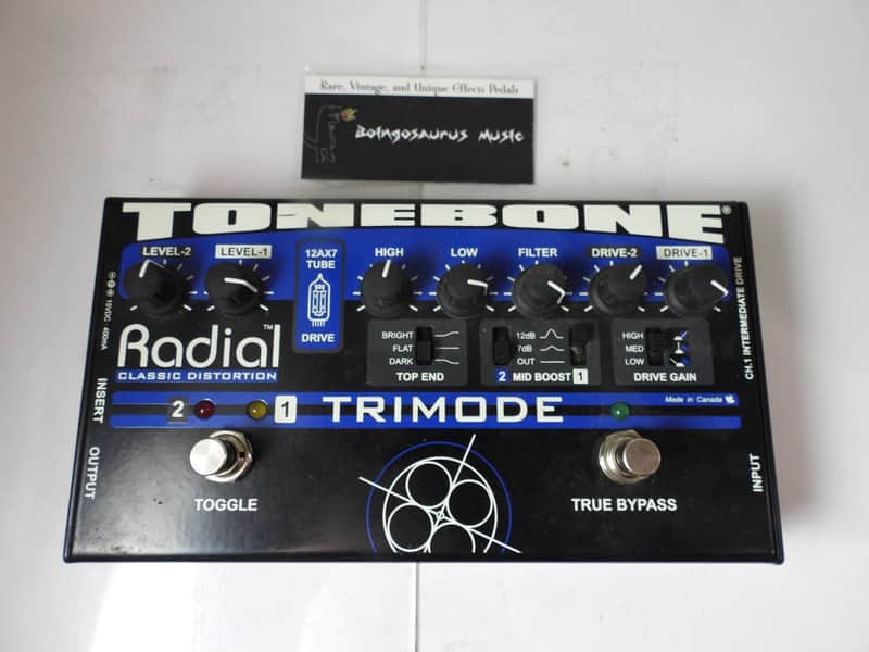 Radial Tonebone TriMode Tube Overdrive Effects Pedal Tri Mode Free USA Shipping image 1