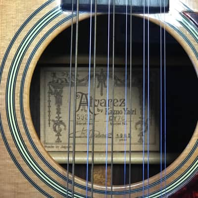 Vintage Alvarez-Yairi DY76-12 String W/ Hardshell Case. Sale Benefits Music Education Nonprofit! image 5