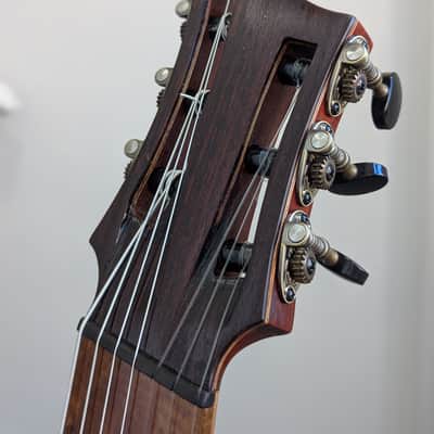 Paul McEvoy Guitars 'Dali' 7 String Multiscale Nylon String Classical Guitar 2024 - Sitka/Pau Rosa image 11