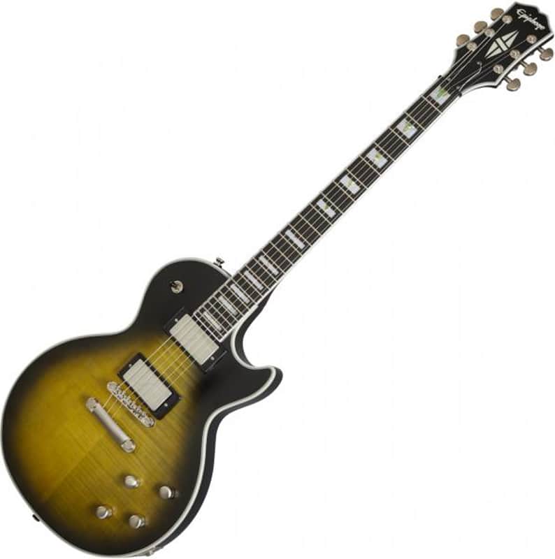 Epiphone Les Paul Prophecy Electric Guitar - Olive Tiger Aged Gloss image 1