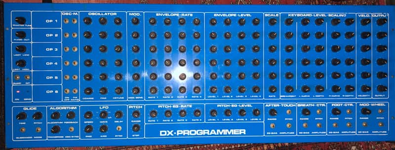 Jellinghaus DX Programmer for Yamaha DX-7 1984 blue image 1