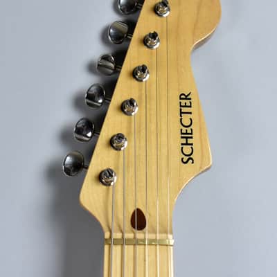 1980's Schecter "Strat" Style Electric Guitar Candy Apple Red w/HSC image 18