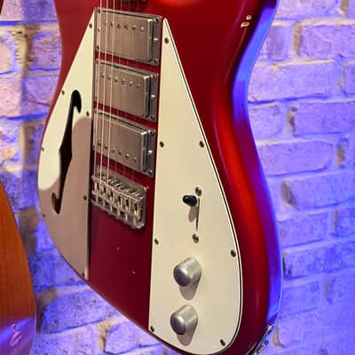 Nashguitars Custom Semi-Hollow Triple Humbucker Hardtail - Candy Apple Red w/OHSC image 2