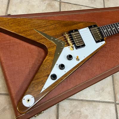 2026 Gibson Custom Shop 1958 Flying V Mahogany Antique Natural VOS image 1