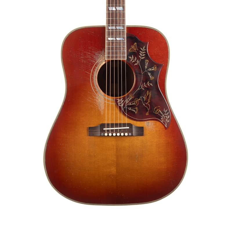 Gibson Custom 1960 Hummingbird Murphy Lab Heavy Aged - Washed Cherry Sunburst image 1