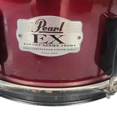 Pearl EX Snare Drum 14”x 5.5” Export Series 90's - Maroon image 2