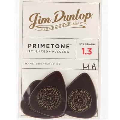 Dunlop Primetone® Standard Sculpted Plectra 1.30mm 3-Pack image 5